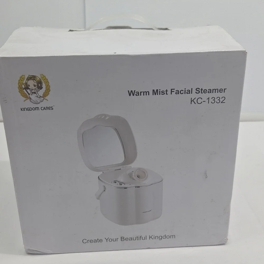 Kingdom Cares KC-1332 Warm Mist Facial Steamer Nano Ionic Personal Sauna Spa